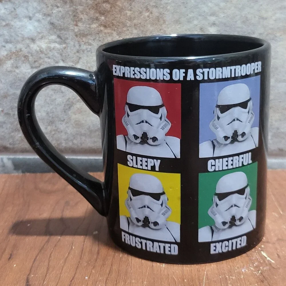 VTG Star Wars Coffee Mug Expressions of a Stormtrooper 14 oz